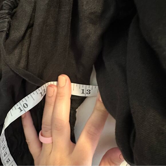 Tuckernuck Faithfull The Brand Black Linen Black Puff Sleeve Maxi Dress 4 - Picture 9 of 14